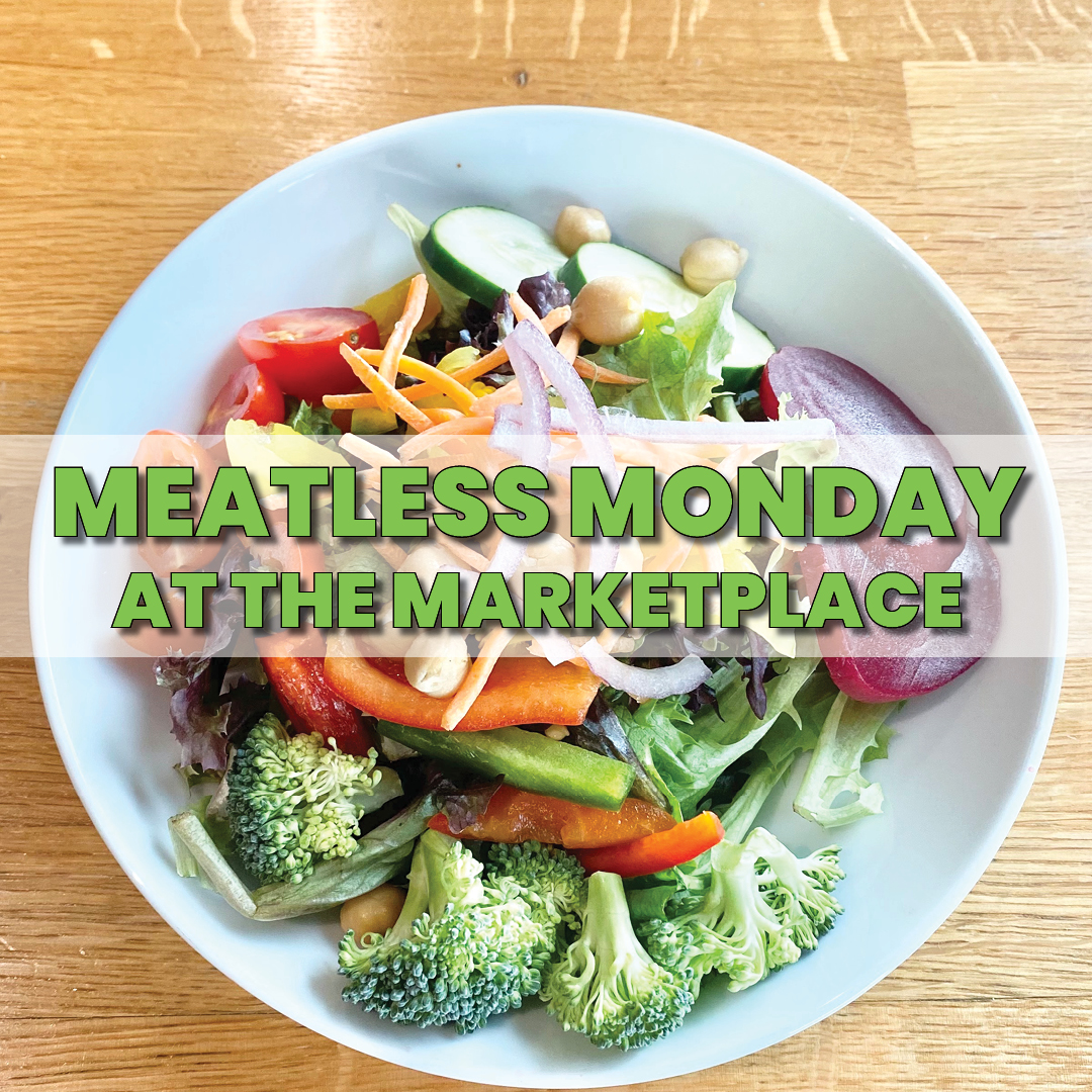 OWUCulinaryServ's tweet photo. Join us for dinner for Meatless Monday at the Marketplace. Going meatless once a week can not only help your personal health, but it also can help the environment. #owuculinary #avifresh #meatlessmonday https://t.co/46XEB41x0N