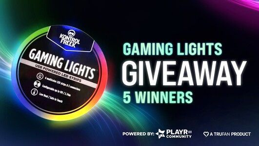 surfgiveaways's tweet image. ✨ LED GAMING LIGHTS COMMUNITY GIVEAWAY ✨

Looking to spice up your gaming hideout?! Peep our LATEST community giveaway for a chance to brighten things up! 5 Different Winners! 😎

🎁 Grand Prize
@KontrolFreek Gaming Lights!

🔗 Click here to enter: playr.gg/g/_FD3h6I
