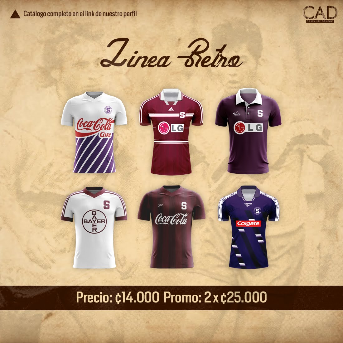 CascanteDesign's tweet photo. ⏩Desliza para ver más de nuestra #LineaRetro que sigue creciendo y puedes tener un camiseta con personalización completamente gratis✅
Precio: ¢14.000 M. Corta, ¢15.500 M. Larga
Promo: 2 x ¢25.000 en M. Corta y ¢27.000 en M. Larga
Escríbenos para darte más información 👌🏻 https://t.co/CxlpGkXhAJ