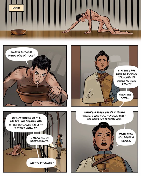 It's Monday! New episode of Serpent! 
Follow the story on Tapas:

https://t.co/paiRs5hrOA #webcomics #SerpentTheComics #fantasy #lgbtq 