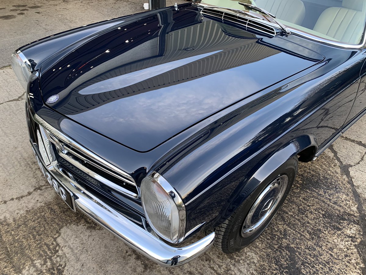 perfectionvalet's tweet photo. Mercedes 280 SL ‘Pagoda’ finished... https://t.co/7OFO4CzRd2