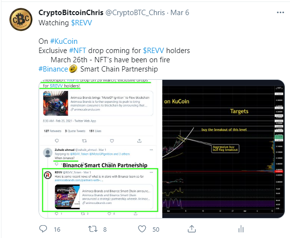 CryptoBTC_Chris's tweet photo. $REVV 
+130% Profits since I gave you the setup, just 9 days ago.

If you are missing breakouts, not catching the right coins, holding stale coins, check me out on #YouTube:

https://t.co/YB5f2fx6ex https://t.co/6BZ99XMmcJ