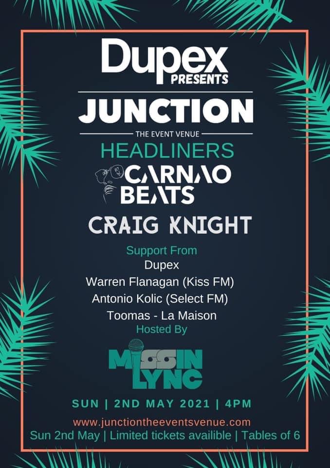 LaMaisonMusique's tweet photo. A little shindig over Corby at the super cool junction venue supporting the main man @Dupexdj Hit us for tickets! https://t.co/19HohHrgAO