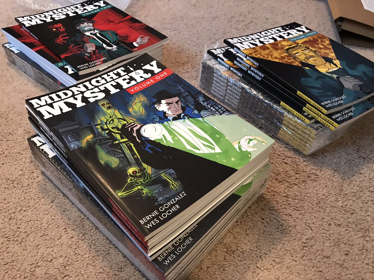 iwantmystery's tweet photo. Here are all the copies left of Midnight Mystery volumes 1-3.

Only a dozen or so copies left of each...thanks for all the support!

#supernatural #horror #noir #comic #comics #comicbook #comicbooks #makecomics #indiecomics https://t.co/xWscSJwzFV