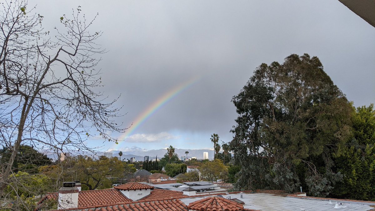 Rainbow over LA 🌈✨ <a href="/KCBSKCALDesk/">CBS LA Assignment Desk</a>