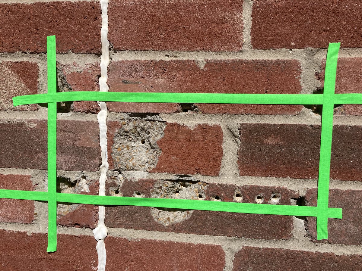 CoachKetcham's tweet photo. Needed a tape that works on brick.
Spike Tape for the win!
#TechinRealLife https://t.co/gHQvk1W0ka