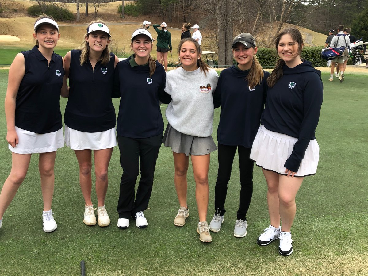 These girls had a great day at Towne Lake.  Great way to start the season! Lindsay and Makena shot even. Sam and Nikki shot +2, and Audrey and Abby finished +4. Good job ladies.