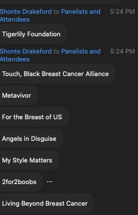 HollywdHealth's tweet photo. Support groups for young Black women living with breast cancer as recommended by #ShonteDrakeford #RacismBreastCancer https://t.co/rGn0da46DU