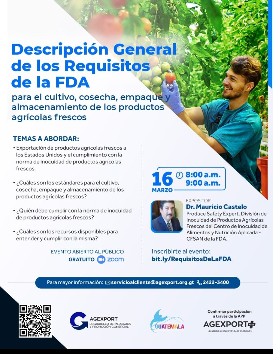 Mañana no puede perdérselo si su interés es #exportar a #EEUU inscríbase aquí 👇 <a href="/AGEXPORTGT/">AGEXPORT</a>

bit.ly/3kYdVpk