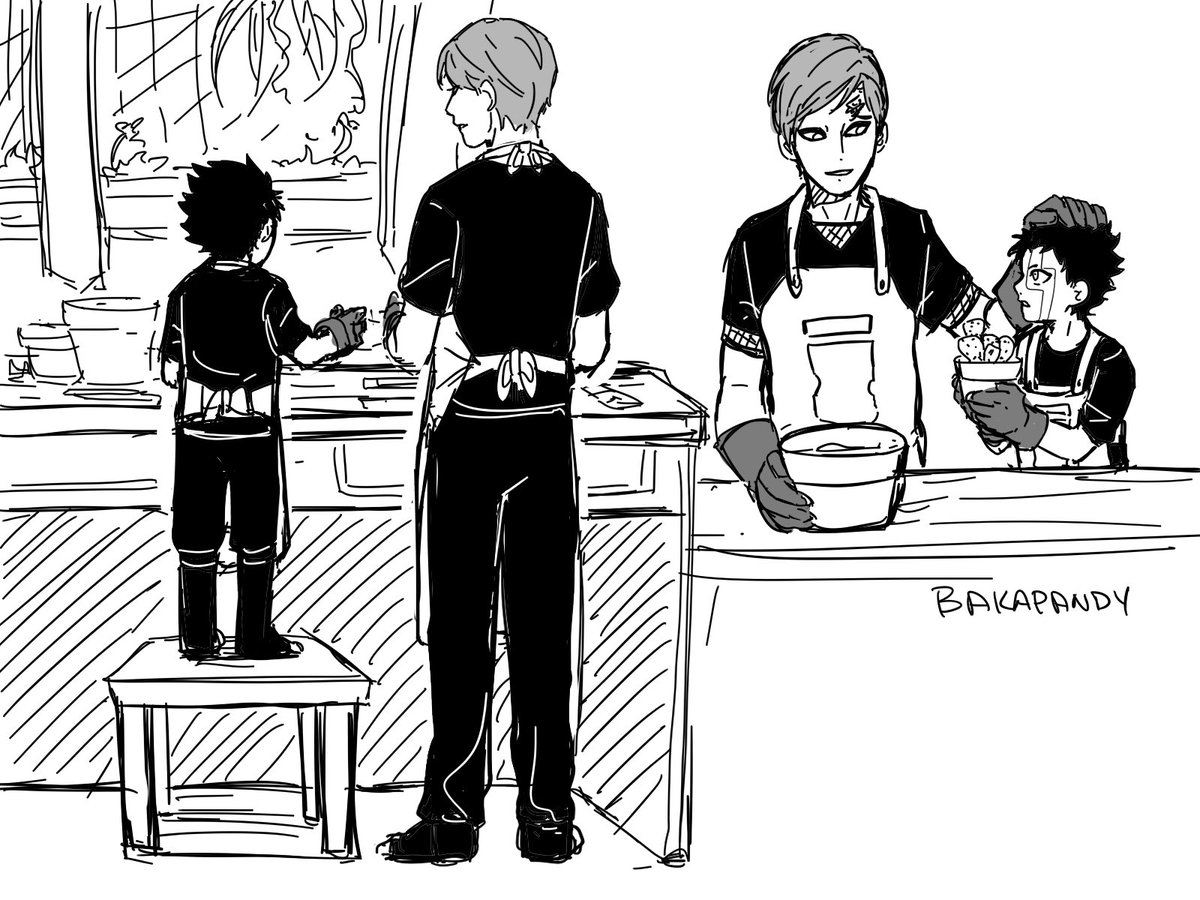 Quick study break doodle bc Shinki is very small and I am very soft 