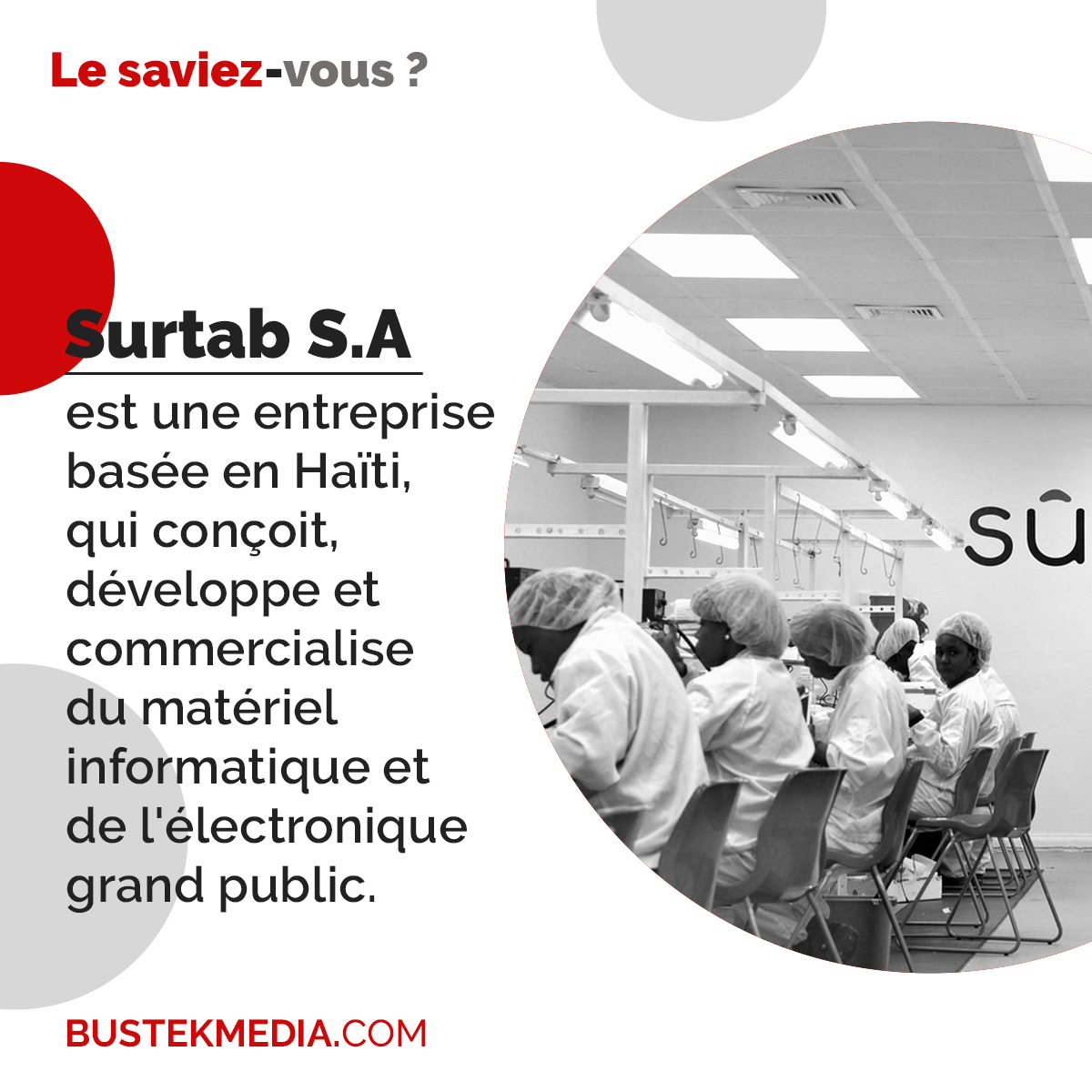 bustekmedia's tweet photo. Le Saviez-vous ??
#BustekMedia #DossierSpecial #FemmeEtTechnologie
Recherche & Rédaction : @LeilaJoseph13
Graphique : @etiennekovsky https://t.co/eHkWWJ7zoG