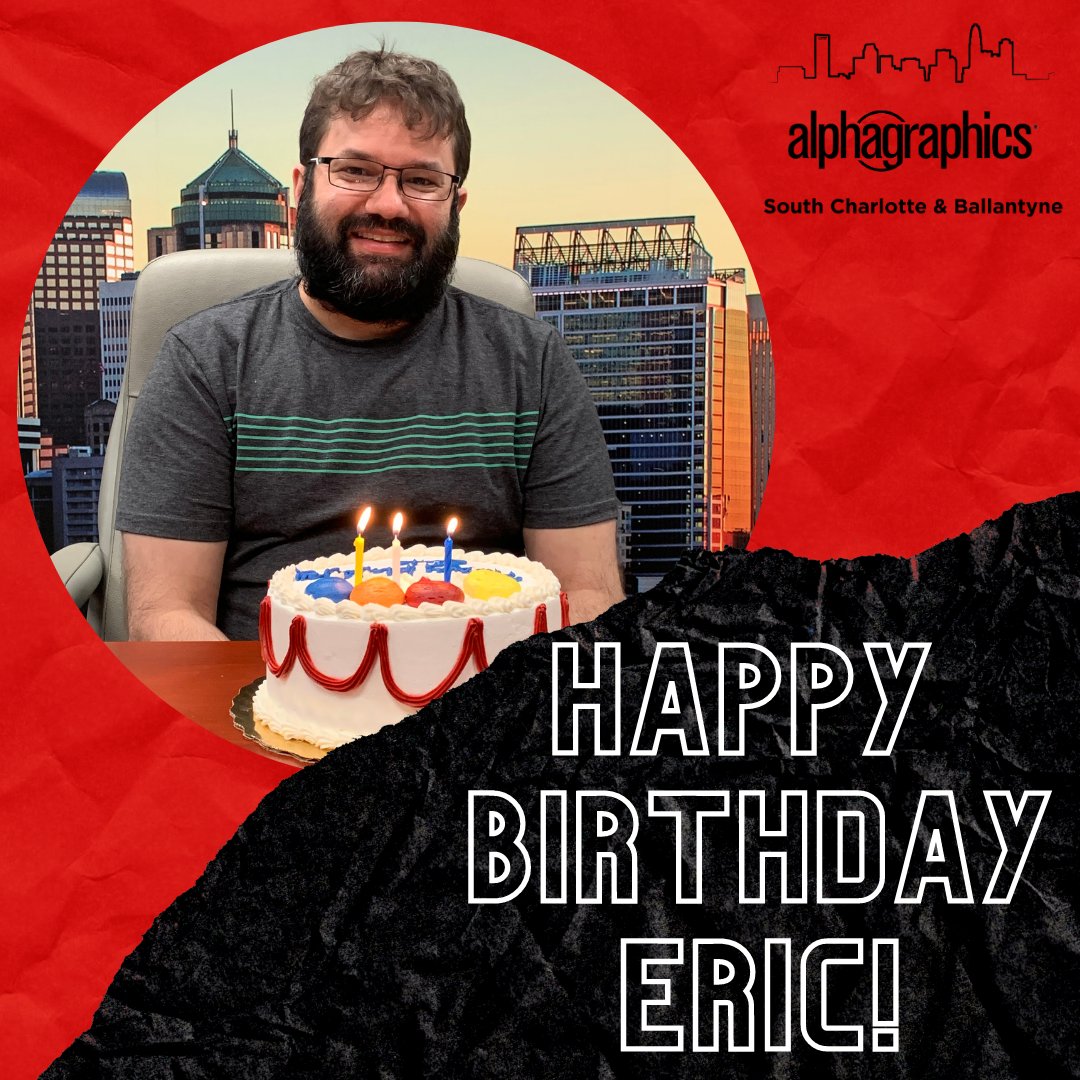 Please help us wish our Large Format Specialist, Eric a very Happy Birthday! We hope you had a wonderful day celebrating! 🎂🎉🎈