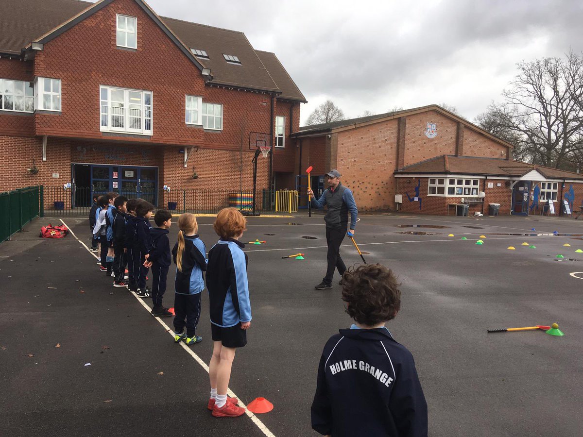 HGSport1's tweet photo. Great day of Golf at @HolmeGrange with Coach Nick. 50 points if you hit a teacher improved their hand eye coordination and accuracy greatly! #spongeballs🙌 #smiles #opportunities https://t.co/9l72C9esp8