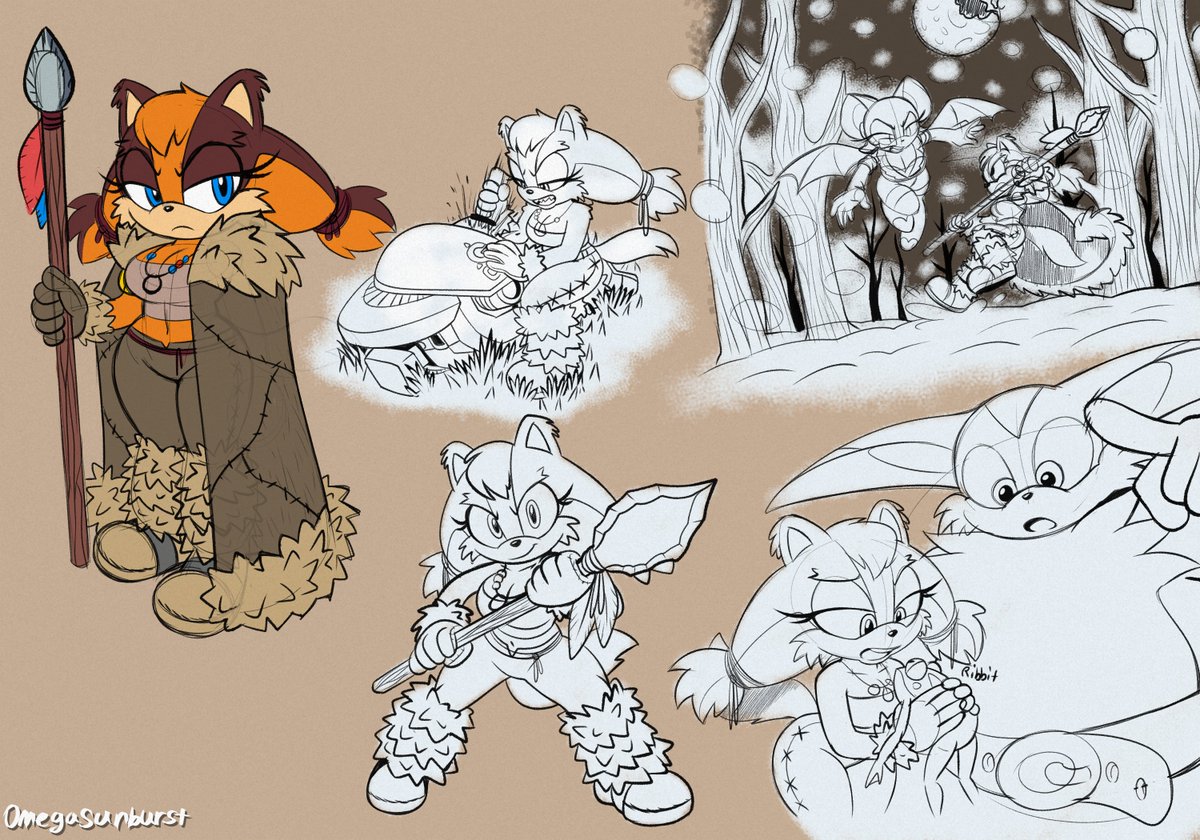 omegasunburst's tweet photo. Here I put together my own take on Sticks in game cannon.

She doesn't like G.U.N. drones sneaking around her home. Especially not government spies.

#SonicTheHedgehog #SticksTheBadger #sonicboom #RougeTheBat #BigTheCat https://t.co/blJYV3tfvt