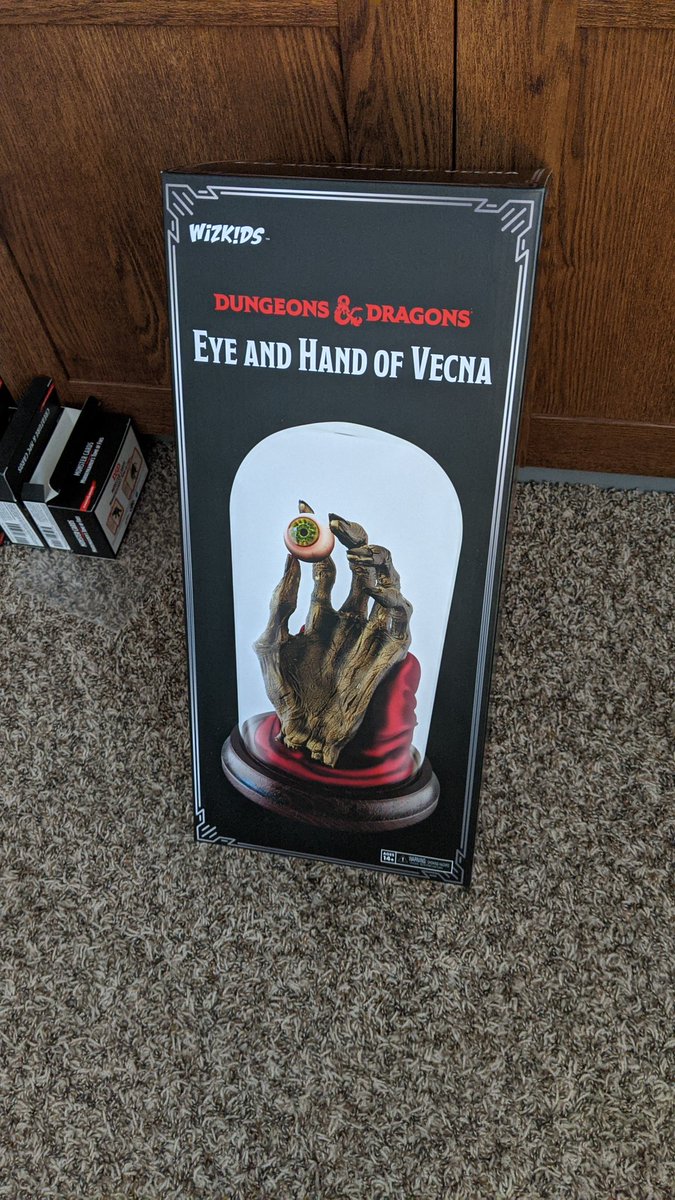 criticaleyerpg's tweet photo. This box is huge! #DnD #HandOfVecna #EyeOfVecna https://t.co/vKBoetRigf