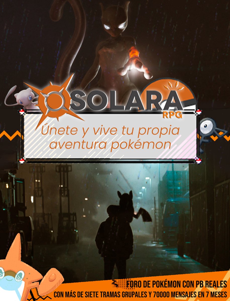 RpgSolara's tweet image. Somos un foro con mucho movimiento en tramas grupales y actividad, con un programa de radio y una revista que sale cada dos semanas. ¡Tu propia leyenda Pokémon está a punto de comenzar! ¡Adelante!

— Link al foro: solararpg.foroactivo.com