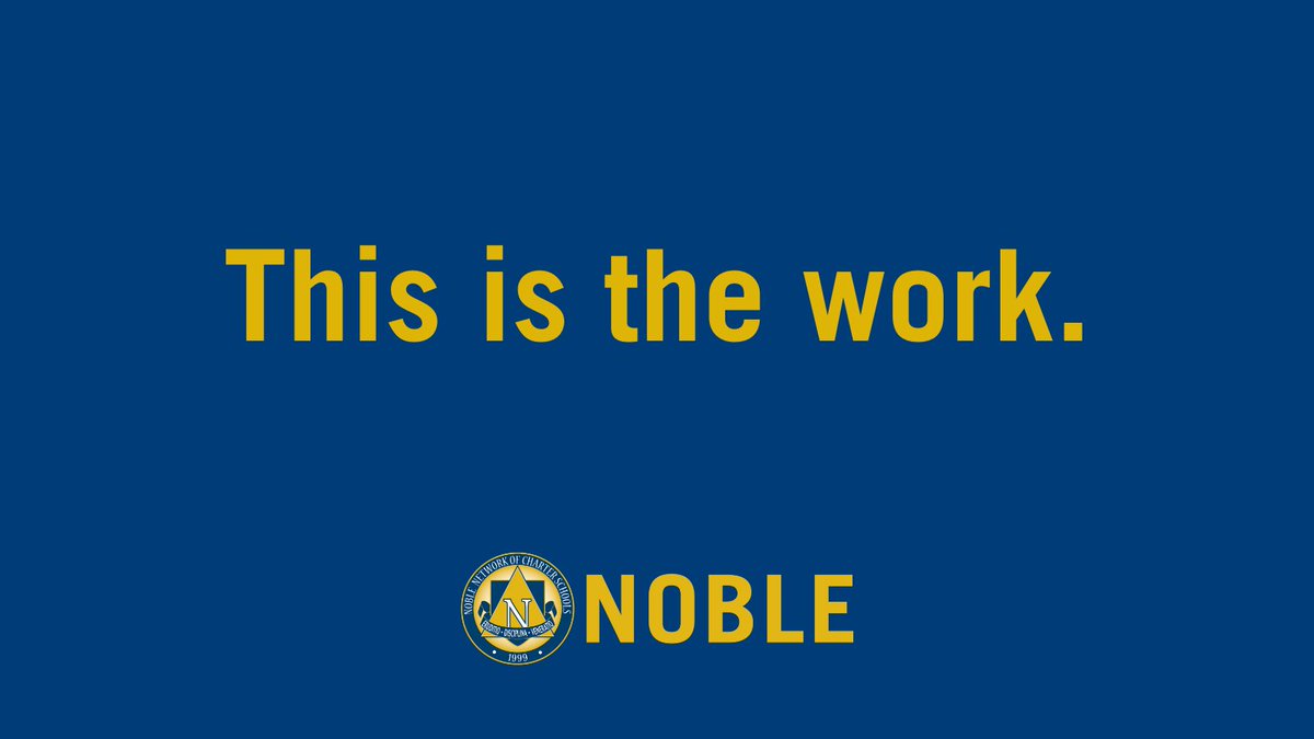 Read the latest from CEO Constance Jones at nobleschools.org/2021/03/15/thi… This is the work. #benoble #beantiracistbenoble <a href="/WBEZeducation/">WBEZeducation</a>