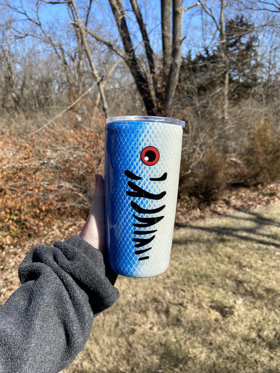 JessipsDesigns's tweet image. Fishing Lure Tumbler