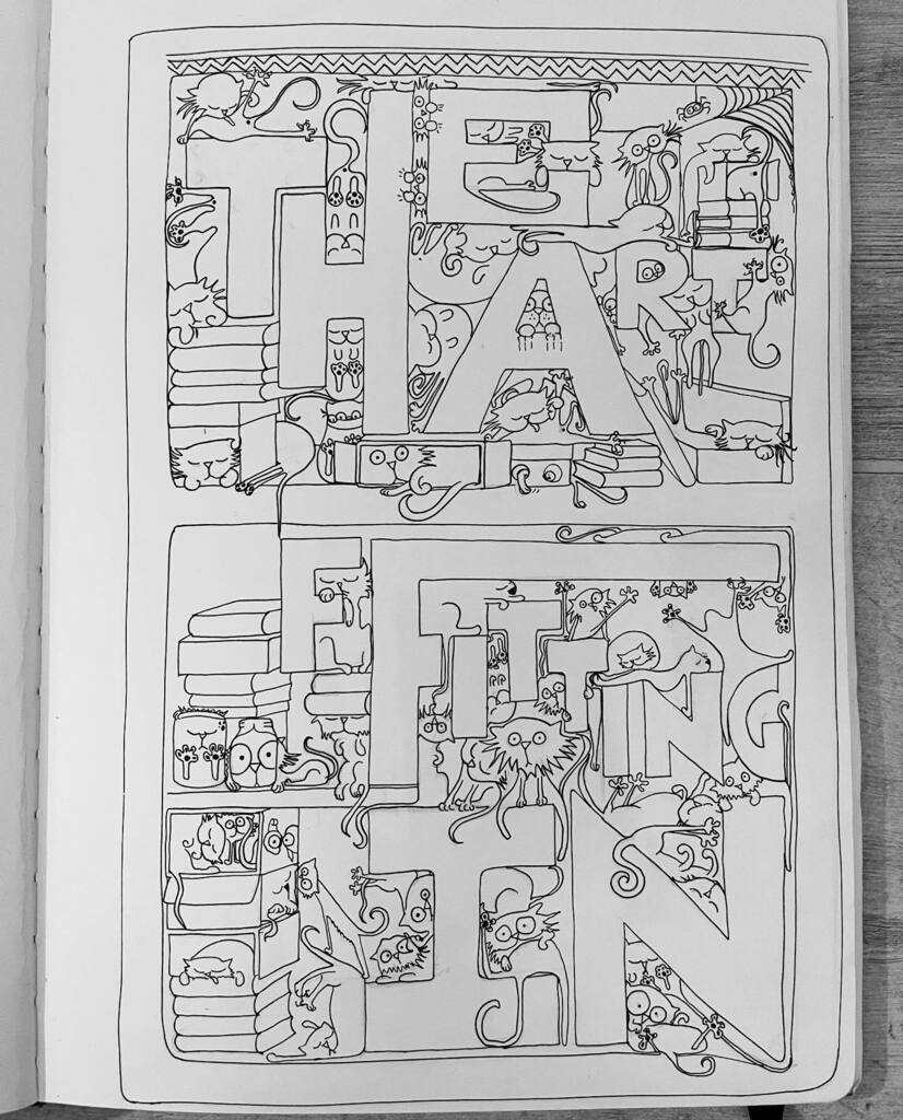 PersuasiveCat's tweet photo. ‘The art of fitting in’ 🐱 Found my old sketchbook ☺️ ✏️ 

📚 Jay talks about this in more depth ☺️🐱 

#howtoarguewithacat #cat #catsofinstagram #cats #catlover #ilovemycat #ilovemycats #catsandbooks #booksandcats #catsandbooksmakemehappy #catlovers #n… https://t.co/LFMi6UPFfK https://t.co/0JLW3Rb79K
