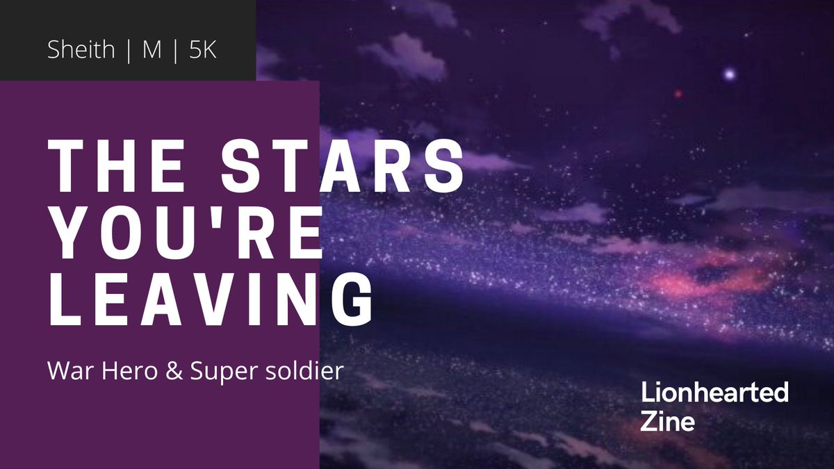#Sheith | The Stars You're Leaving | M | 5K |

Captain America: Winter Soldier meets Reverse Black Paladins in this Fic I wrote for <a href="/herosheithzine/">💜𝕃𝕚𝕠𝕟𝕙𝕖𝕒𝕣𝕥𝕖𝕕🤍SK Zine🚀</a> and now get to share with you. Come on in for the angst in the war against the Galra

Link: bit.ly/3tmVxcH