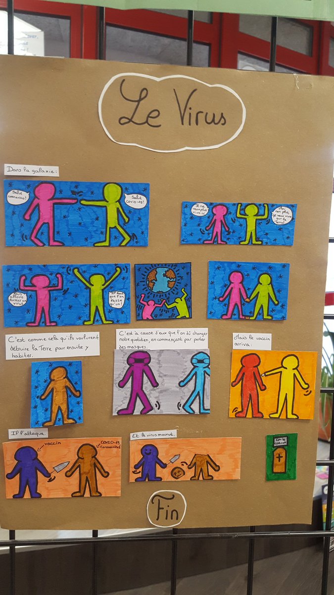 CDIBalzac61's tweet photo. Nos élèves ont du talent ! 
Expo des travaux des élèves en #artsPlastiques autour de la #BD et des oeuvres de LewisTrondheim &amp; Keith Haring. Onomatopée, hors-cadre et hors-champ au programme et un jeu bonus : retrouver les 16 onomatopées éparpillées dans le CDI ! 😉 https://t.co/pWn1I2BJRV