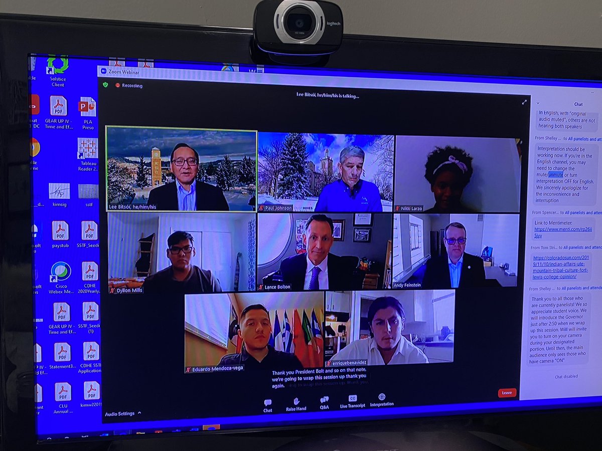 kpoast's tweet image. Fantastic student/ presidents panel highlighting the successes, opportunities and failures in our institutions in this DEI work. Thank you @coschoolofmines @ppccedu and @FLCDurango! @CoHigherEd #lotsofworktodo