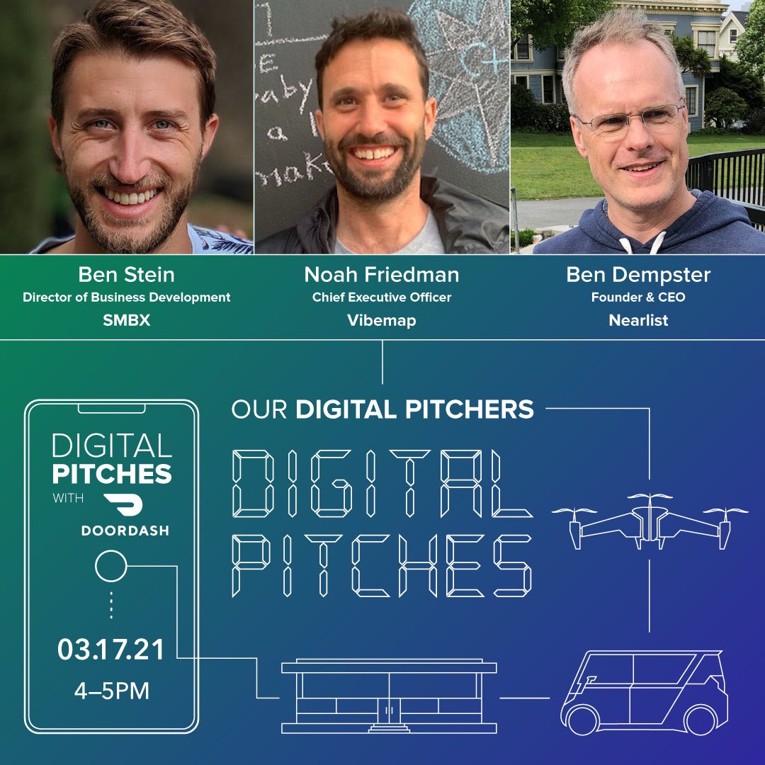 vaskiniris's tweet photo. I’m thrilled to invite you to join us for our next FREE community forum-Digital Pitches!
@TheSMBX , @Vibemap , @Nearlist ❤️

Special guest @MiriamZouzounis , SF Small Business Commissioner.  

Powered by @DoorDash  and produced by @NEXTSF1  

https://t.co/edBJsxEeId https://t.co/l39Lu2RG8E