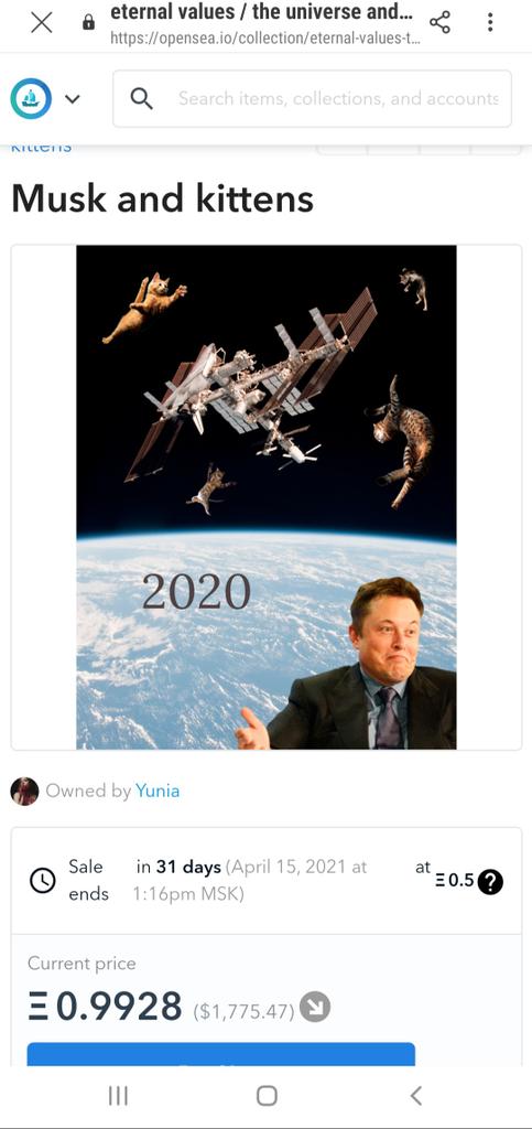 Yunia64678286's tweet photo. And how do you like this, Elon Musk🚀 #NFT #blockchain #artwork #art #opensea https://t.co/cssawKnRxj