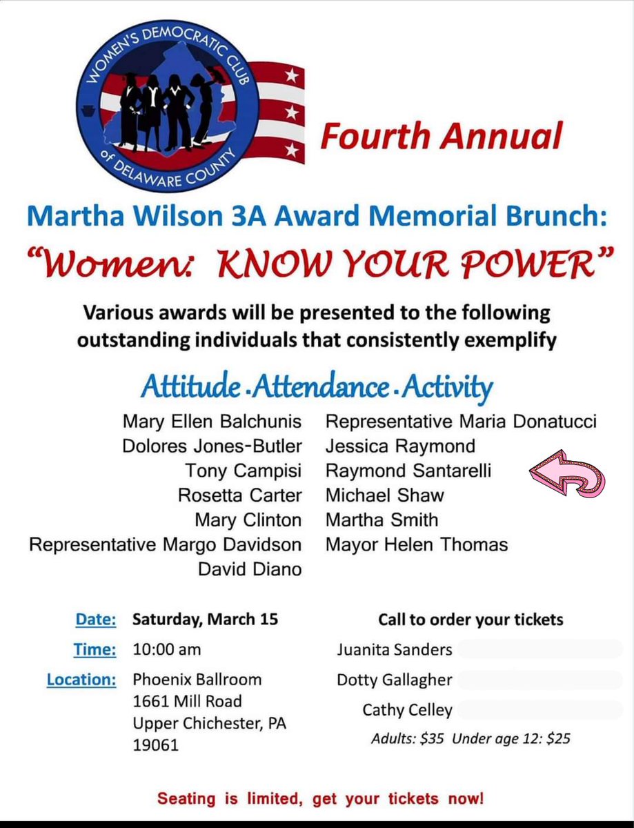 SantarelliJudge's tweet image. On March 15, 2014, I was humbled to be a recipient of the 3-A Award Certificate of Democratic Excellence from the WDCDC. The women of WDCDC are some of the hardest working individuals in Delco &amp;amp; I am proud to call many supports &amp;amp; even more so friends.  #santarelli4judge #WDCDC