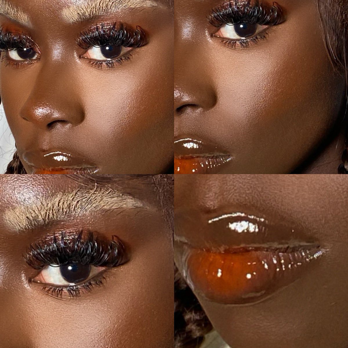 Itsdmilan's tweet photo. Wheeew chilee! Paying all the attention to detail🔍I don’t play when it comes to my craft ok😩🥺 
Editorial glam by me @milmadeuk on @Nayz100 ⚡️ https://t.co/2uc7PXxmOk