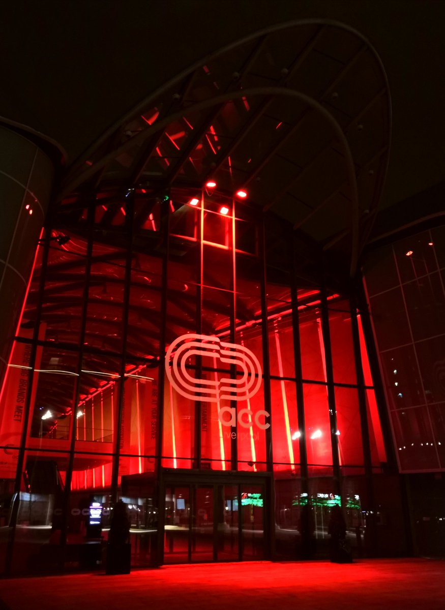ACC_Production's tweet image. It's been a year since the events industry ground to a halt. Tonight is the start of a week long campaign to @LightItInRed and we are showing support by lighting the @ACCLiverpool and @yourECL in red ❤️❤️. We Will Be Back #LightItInRed #WeMakeEvents #eventprofs