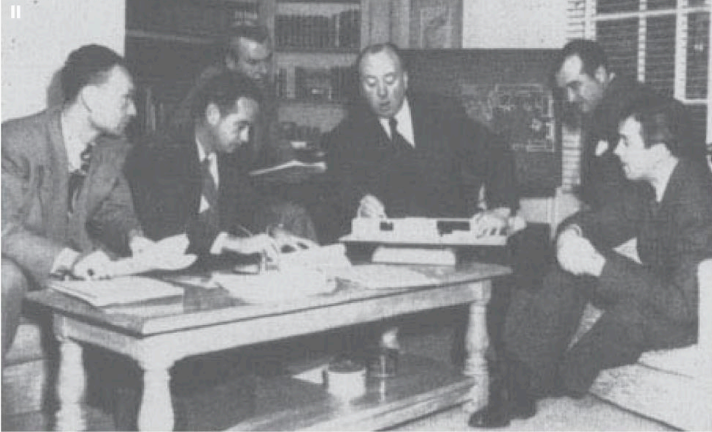 laperiferia's tweet photo. alfred hitchcock, arquitecto (con maqueta y todo). https://t.co/8YKQuLyO9J