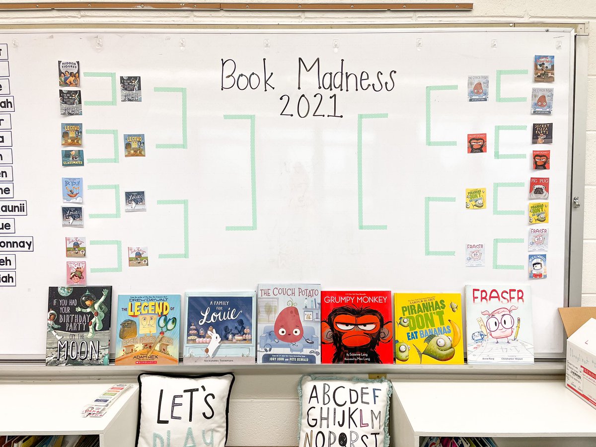 owilsonKY's tweet photo. We started round 2 of our Book Madness today. One week closer to a champion! #picturebooksaremyjam https://t.co/UxhXxd4msm