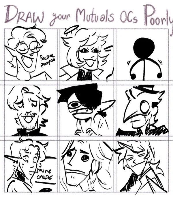 shoutout to everyone who let me butcher their character on purpose im so sorry 