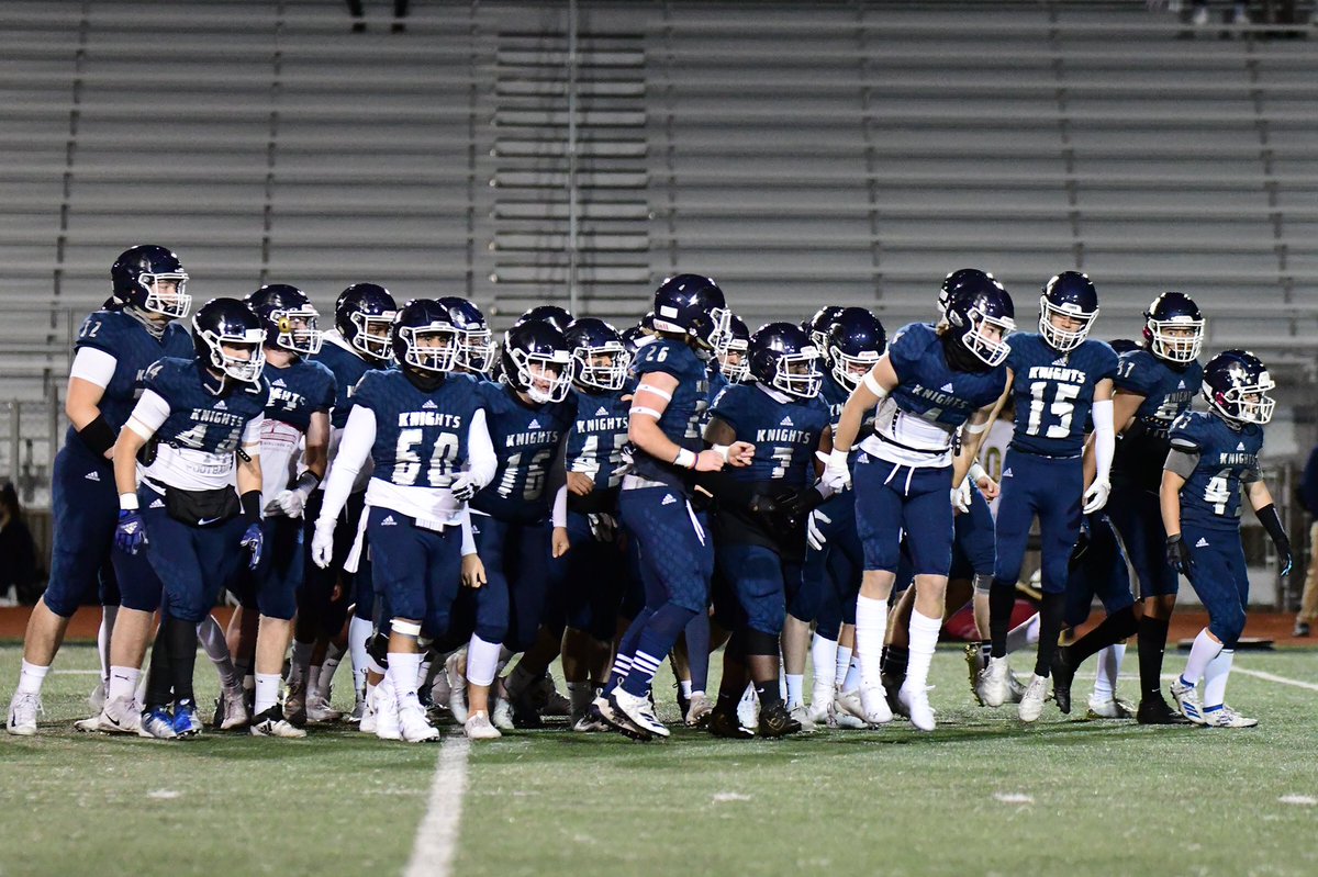 SanMarcosFBall's tweet photo. 1-0 on a Friday night! The Knights take on Coronado this Friday! #ironsharpensiron https://t.co/7MCO8kqKUL