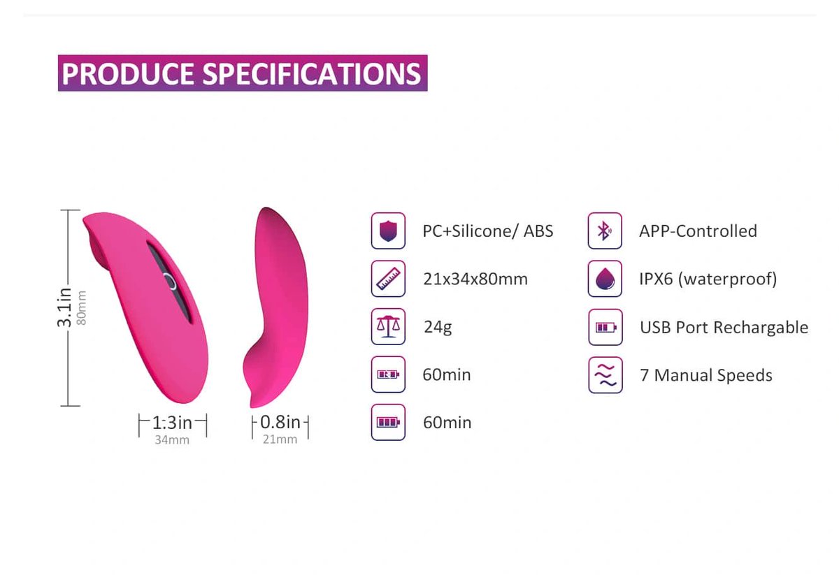 scarlettsworld5's tweet photo. New Toy! Check out our Candy Smart Clitoral Vibrator from #MagicMotion
Super Cute, App controlled, Wearable, Whisper Quiet and hits the spot!

https://t.co/nvVS5sdks6

#vibrator #dildo #sextoy #clitstim #orgasm #masturbation https://t.co/5ZDkN7rZcM