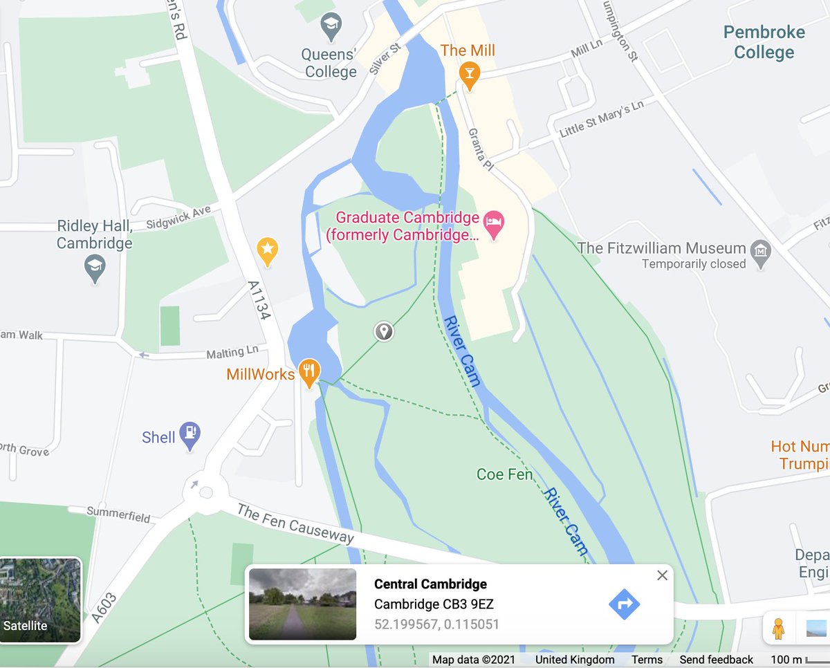 Hi #Cambridge! Yesterday, I found a child's hearing aid on Sheep's Green. If you know someone with a hearing aid, please ask them. These things are bloody expensive and it might mean the world to them. Please retweet! #LostAndFound