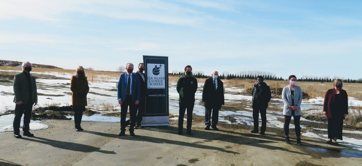Amazing Day in Camrose with our Provincial, Municipal, Parish and Administration partners celebrating the announcement of a new high school in Camrose. #ChooseJoy