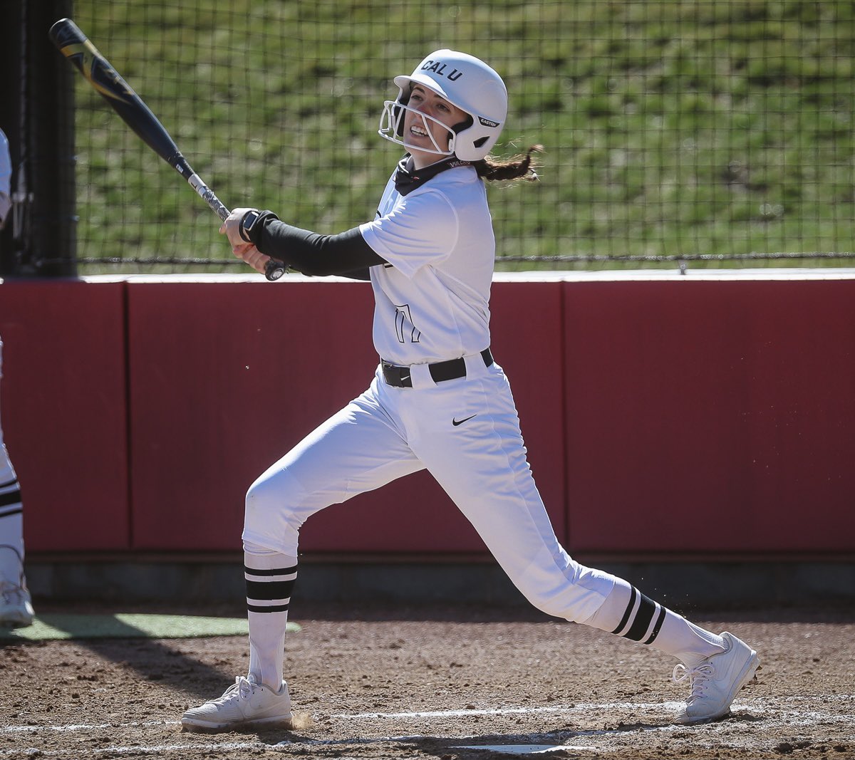 JEFFDHELSEL's tweet photo. Images from @CALU_softball team’s doubleheader against IUP at Lilley Field, California, Pa., Sunday, March 14, 2021.    The Vulcans fell to IUP’s Crimson Hawks 10-6 in Game 1 before posting a 4-2 victory in Game 2.   #NCAASoftball #CalTimes https://t.co/gRPxVDRIBi
