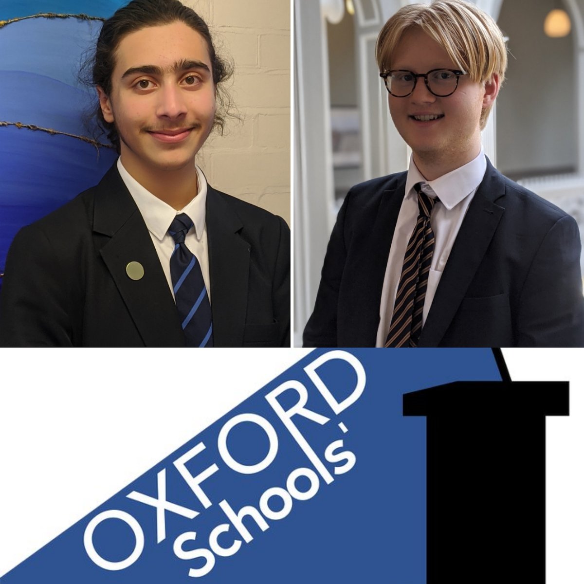 Well done to Zak and Ben on a super effort in the final of the <a href="/oxschools/">Oxford Schools’ 2021-22</a> Debating.  Very proud! @ElthamWriting #ElthamSuccess