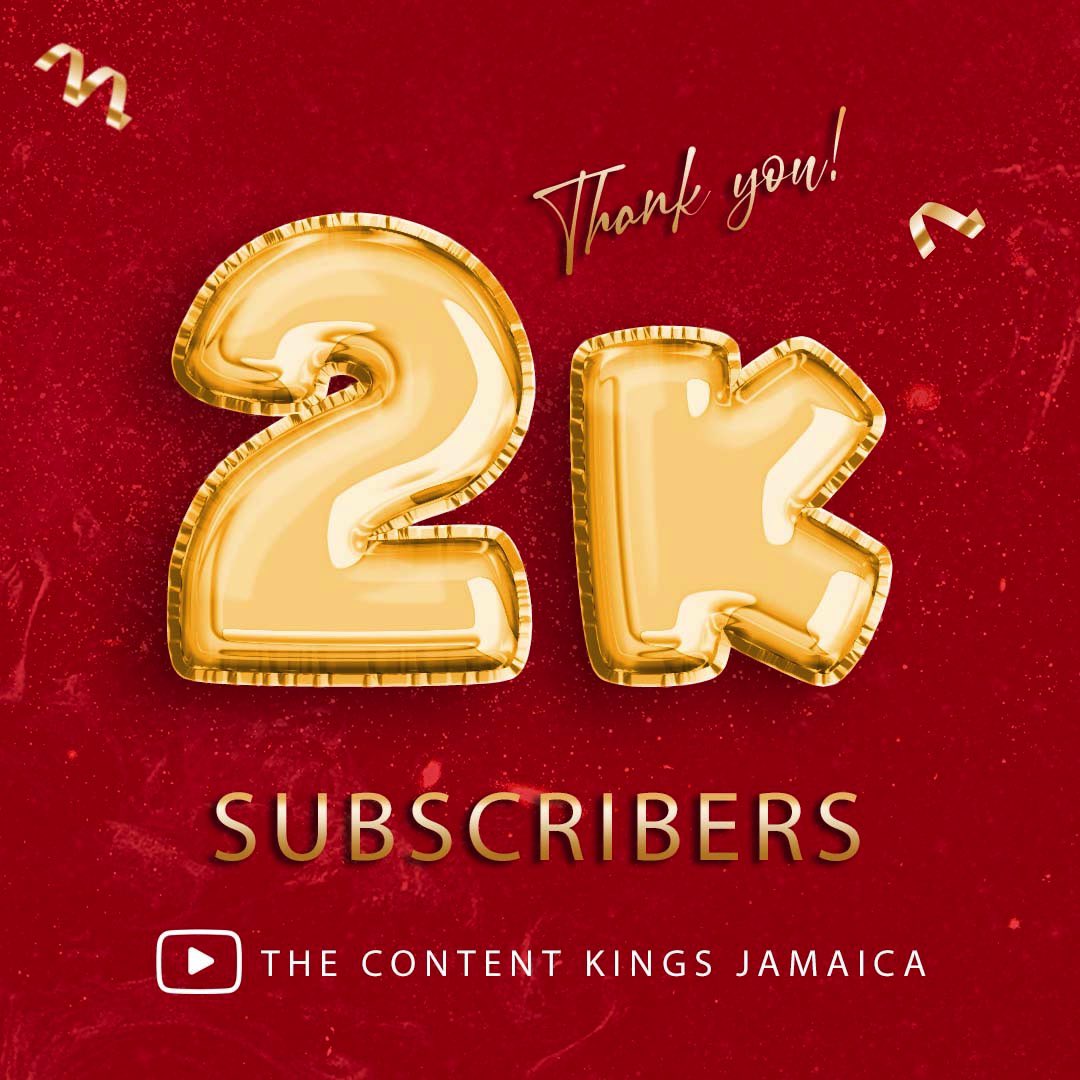 contentkingsja's tweet photo. Thanks for the support so far‼️🤘

Be sure to visit our YouTube to stay tuned with all our Exclusives! 

https://t.co/IXibaY48LU

#TCK #Jamaica https://t.co/h66vSKNIh7
