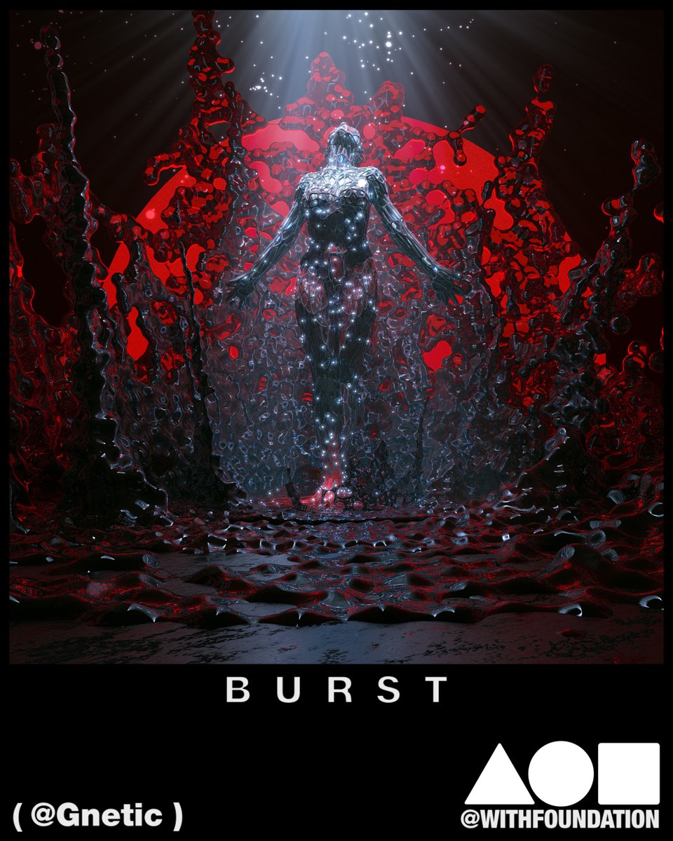 Gnetic1's tweet photo. 🔥 BIG Announcement!! My first NFT Art is live on Foundation. This piece means so much to me.  I hope whomever it goes to appreciates the time and work that went into creating this. ( BURST )

Auction Bidding Link --> https://t.co/N9Z4OjascU

#NFT @withFND #withFoundation #3dart https://t.co/SvZguHw6AM