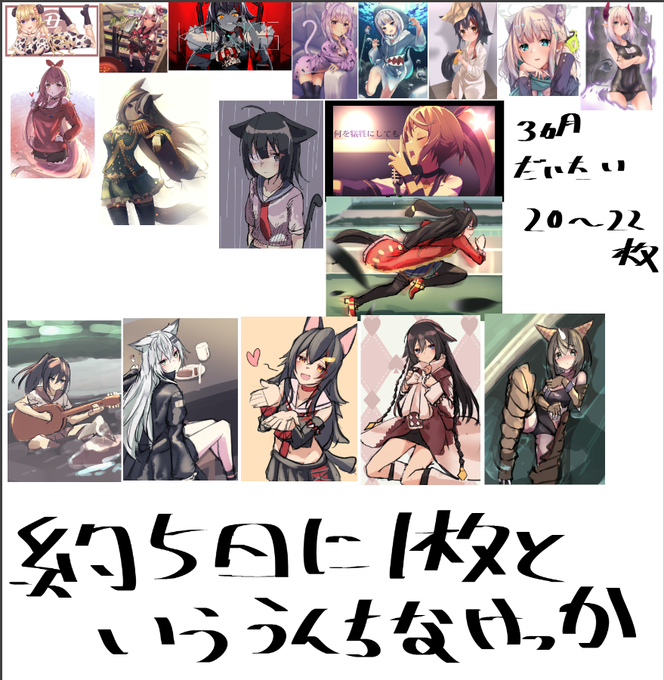 今年はいってからまとめた 