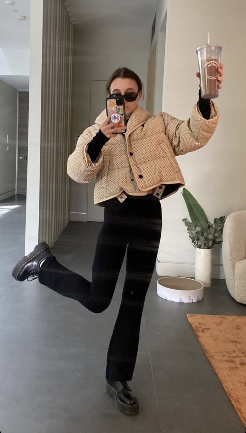 Emma chamberlain puffy jacket sales