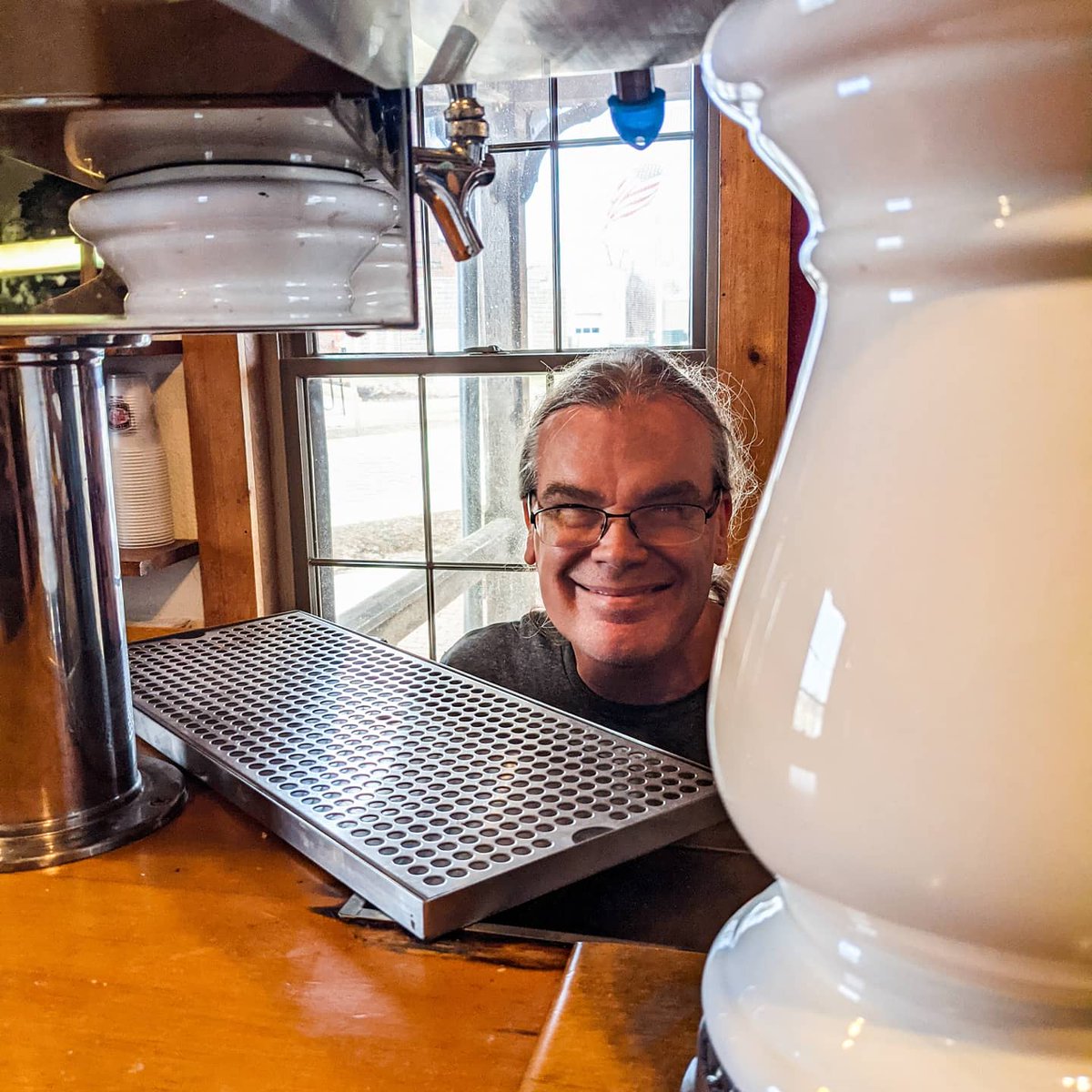 millstreambrew's tweet photo. Uh oh, Chris is up to Shenanigans!😆 We're adding more taps to our system.
.
Speaking of which, tomorrow we will be tapping our Shenanigans Irish Red Ale!
.
.
#millstream #iowabeer #iabeer #shenanigans #irishale #ale #newtaps https://t.co/Z8VyRnYA1M