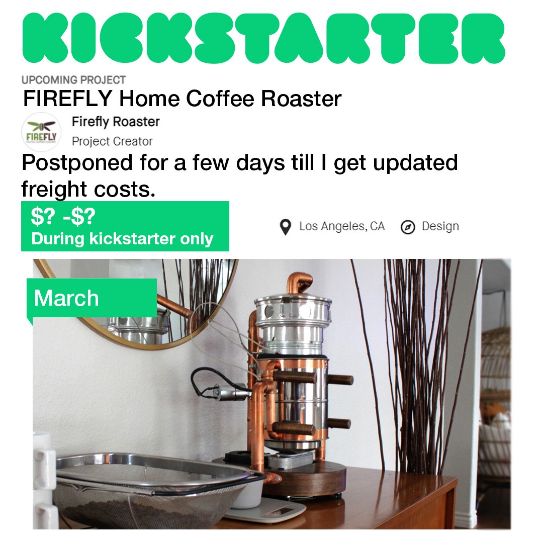FireflyRoaster's tweet photo. 300%!!!!! increase in shipping rates, my freight forwarder tells me this morning.  I can't accept hard earned money without knowing more information.  Stay tuned. https://t.co/lKb9FeYw7X