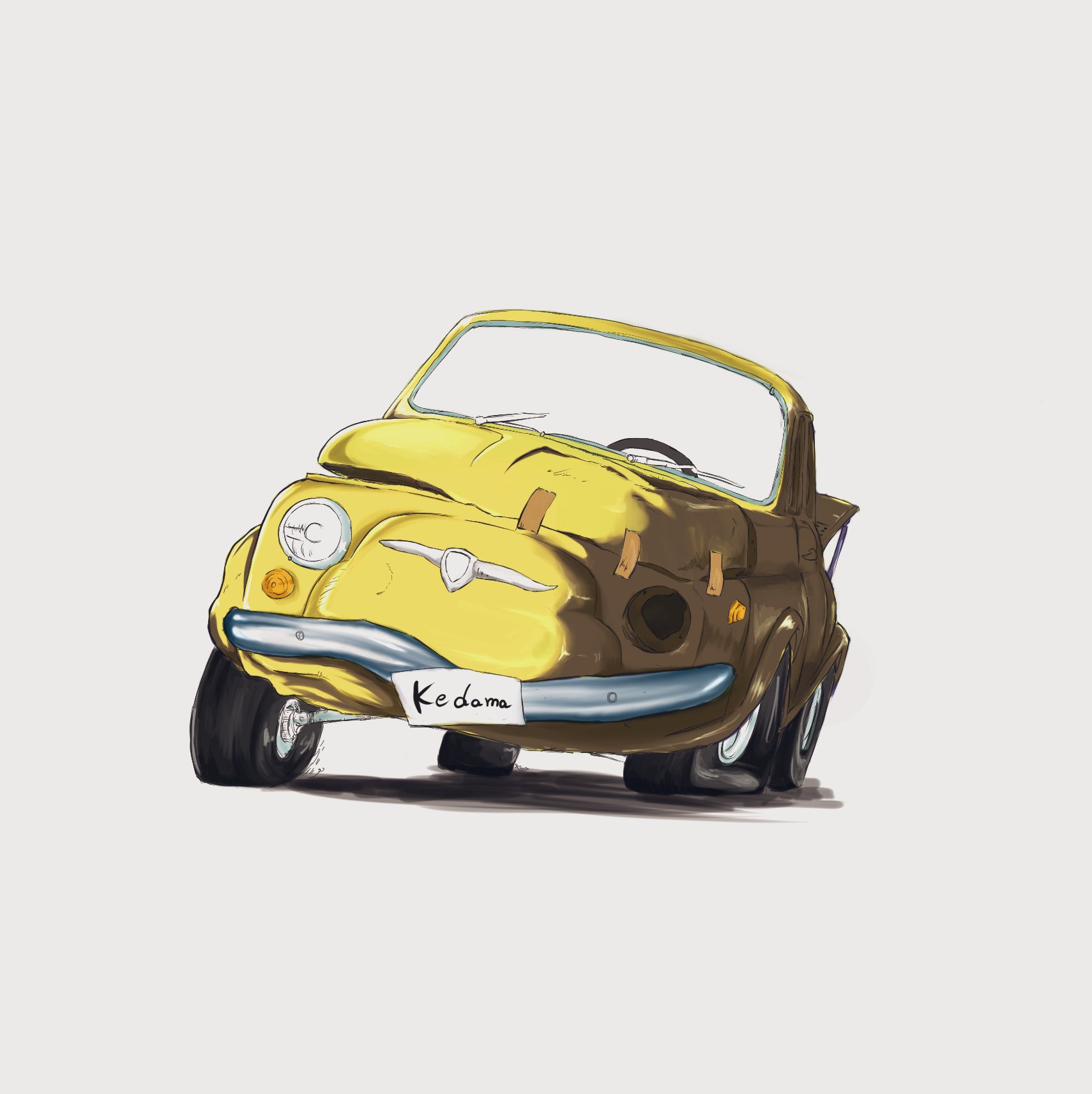 Twitter এ けだま ひさびさの絵描き ルパンの車を模写 ルパン三世 イラスト けだま絵道楽 T Co A0z1e4reqj ট ইট র