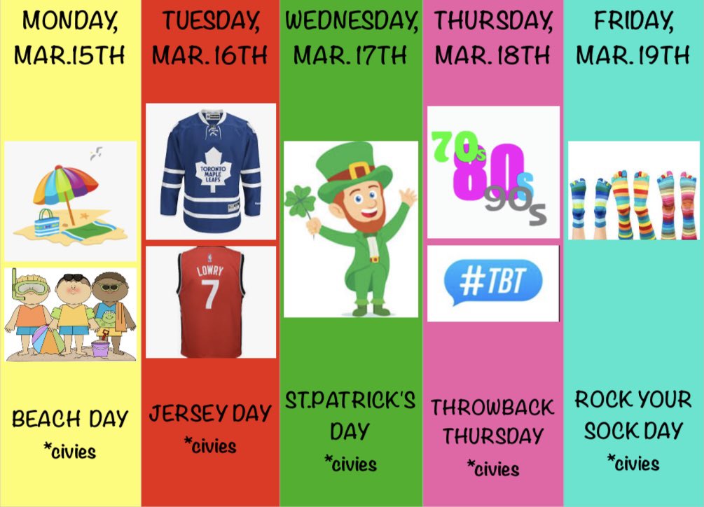 Mlle Milicevic (@milicevicmlle) on Twitter photo Ravens, show your spirit this week by participating in SPIRIT WEEK 💜💛 <a href="/StBeneHCDSB/">St. Benedict Catholic Elementary School</a> Ravens, show your spirit this week by participating in SPIRIT WEEK 💜💛 <a href="/StBeneHCDSB/">St. Benedict Catholic Elementary School</a>