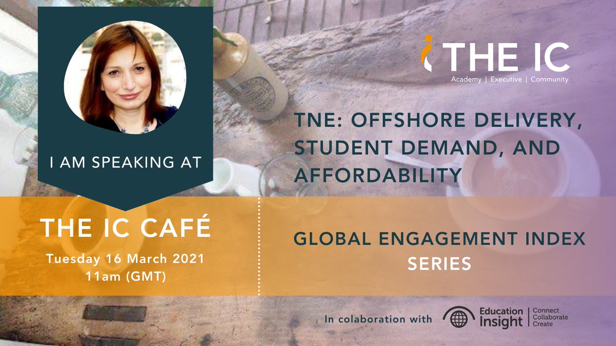 Janet Ilieva (@janetilieva) on Twitter photo I look forward to joining <a href="/charleneint/">Charlene Allen</a> and <a href="/sirinmyles/">Sirin Myles</a> @ the IC Cafe tomorrow to discuss TNE, student demand and affordability. I will be joined by <a href="/covcampus/">Coventry University</a> and <a href="/Sannam_S4/">Sannam S4 Group</a>. Can offshore pathways support international student recruitment and diversify the campus? I look forward to joining <a href="/charleneint/">Charlene Allen</a> and <a href="/sirinmyles/">Sirin Myles</a> @ the IC Cafe tomorrow to discuss TNE, student demand and affordability. I will be joined by <a href="/covcampus/">Coventry University</a> and <a href="/Sannam_S4/">Sannam S4 Group</a>. Can offshore pathways support international student recruitment and diversify the campus?