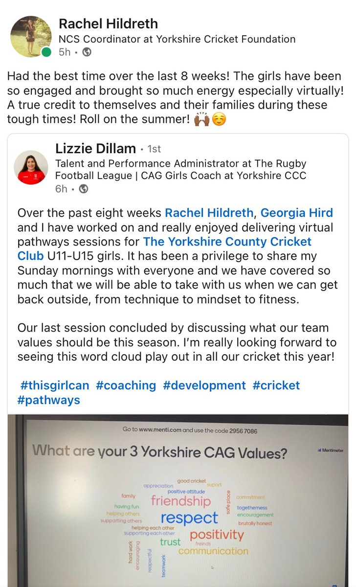 HildrethRachel's tweet photo. ☺️ 🏏  Final social session tomorrow is a virtual bake off! Parents get your windows open and smoke alarms 🚨 ready! 🤣 @lizzie_dillam @GeeHird https://t.co/NWabZ5E6Qo